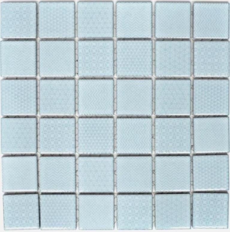Piastrella di ceramica a mosaico azzurro ghiaccio BAGNO piastrelle piscina backsplash cucina MOS16-0402