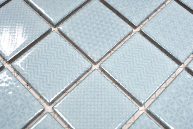 Piastrella di ceramica a mosaico azzurro ghiaccio BAGNO piastrelle piscina backsplash cucina MOS16-0402