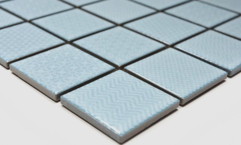 Piastrella di ceramica a mosaico azzurro ghiaccio BAGNO piastrelle piscina backsplash cucina MOS16-0402