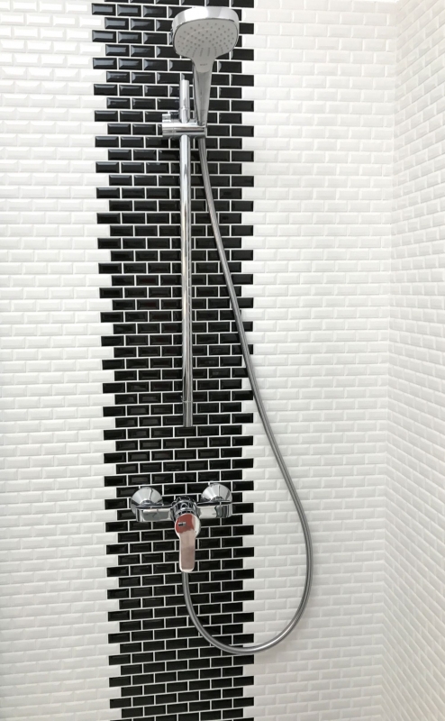 Mini Metro Subway mosaico sfaccettato BIANCO piastrelle di ceramica backsplash cucina MOS26-0102
