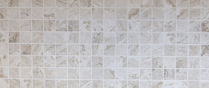 Piastrella di mosaico dipinta a mano effetto pietra naturale grigio beige texture backsplash MOS16-HWA4LG_m