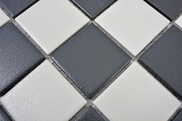 Scacchiera a mosaico SLIPPROOF SLIPPROOF nero bianco MOS14-0103-R10_f