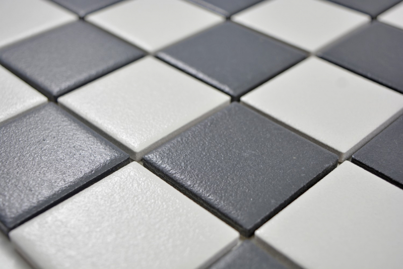 Scacchiera a mosaico SLIPPROOF SLIPPROOF nero bianco MOS14-0103-R10_f