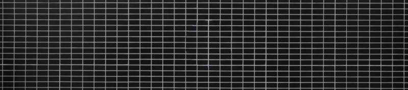 Piastrella a mosaico con motivo a mano aste in ceramica nero opaco piastrella WC bagno MOS24B-0311_m