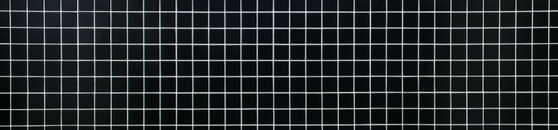 Piastrella a mosaico in ceramica nera opaca MOS16-0311_f