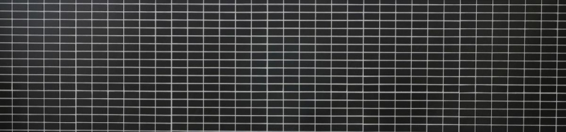 Piastrella di mosaico dipinta a mano ceramica metallo grigio aste metallo opaco MOS24B-0211_m