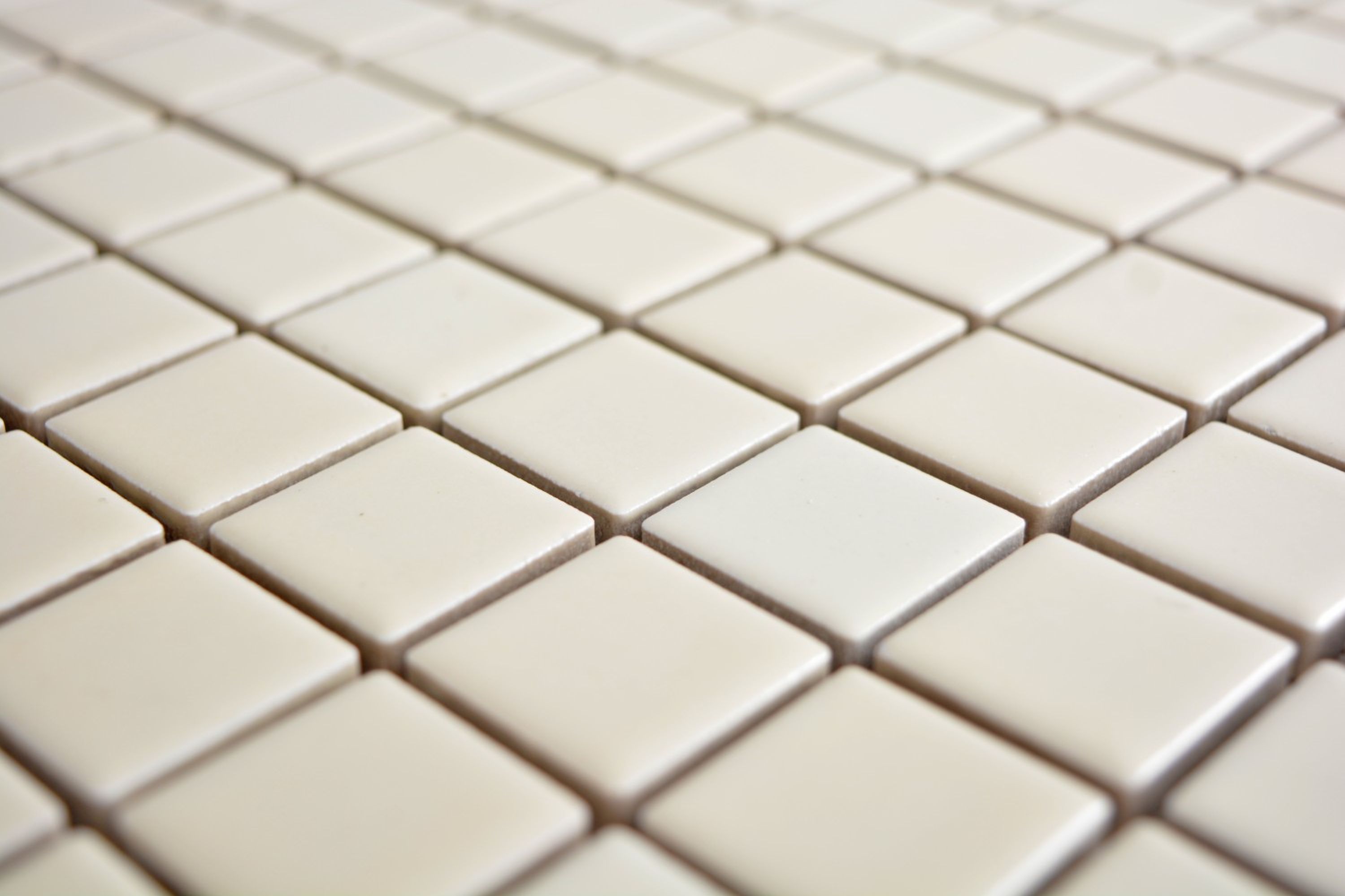 Piastrella di mosaico dipinta a mano magnolia beige lucido backsplash in ceramica MOS18D-1902_m