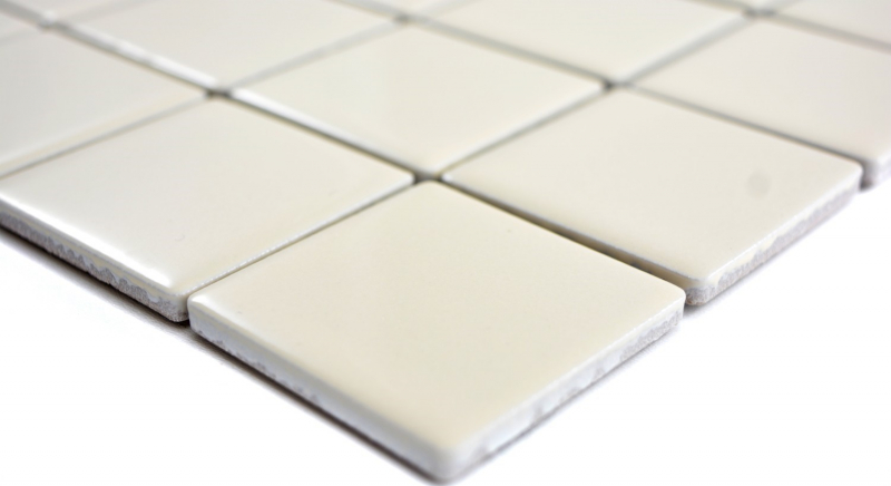 Campione a mano di piastrelle a mosaico beige magnolia backsplash cucina splashback lucido MOS14-1902_m