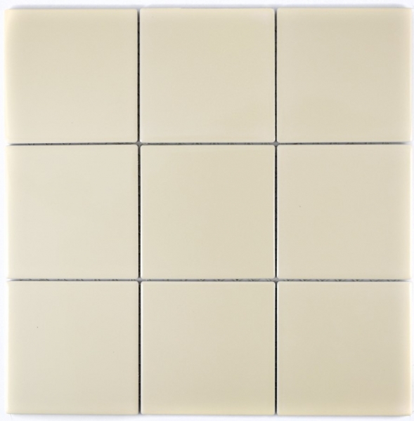 Piastrella a mosaico ceramica beige lucida piastrella WC bagno MOS23-1201_f