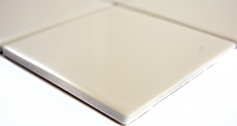 Piastrella a mosaico ceramica beige lucida piastrella WC bagno MOS23-1201_f