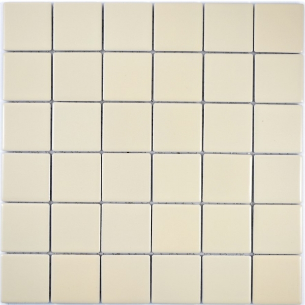 Piastrella a mosaico beige magnolia opaco backsplash cucina MOS14-1911_f