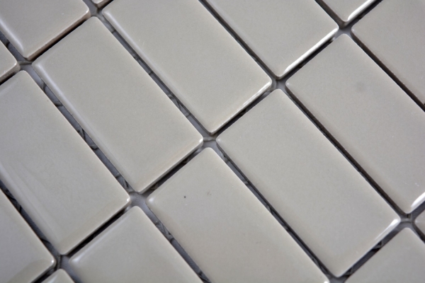 Piastrella a mosaico decorata a mano tondini in ceramica fango piastrella lucida WC piastrella bagno MOS24D-2401_m