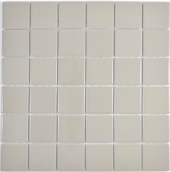 Piastrella di mosaico dipinta a mano SCHLAMM GREY MANHATTAN backsplash lucido MOS14-2401_m