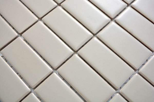 Piastrella a mosaico decorata a mano tondini in ceramica fango opaco piastrella WC bagno MOS24D-2411_m