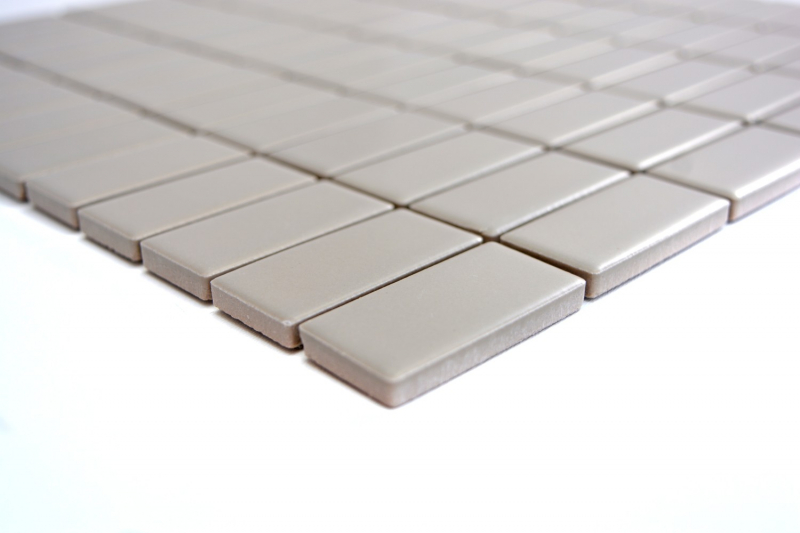 Piastrella a mosaico decorata a mano tondini in ceramica fango opaco piastrella WC bagno MOS24D-2411_m