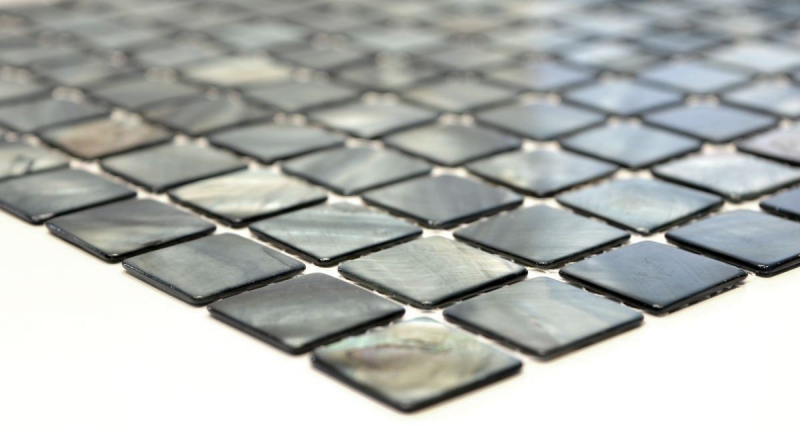 Mosaico in madreperla Mosaico a conchiglia blu grigio Tile backsplash kitchen wallMOS150-SM2582