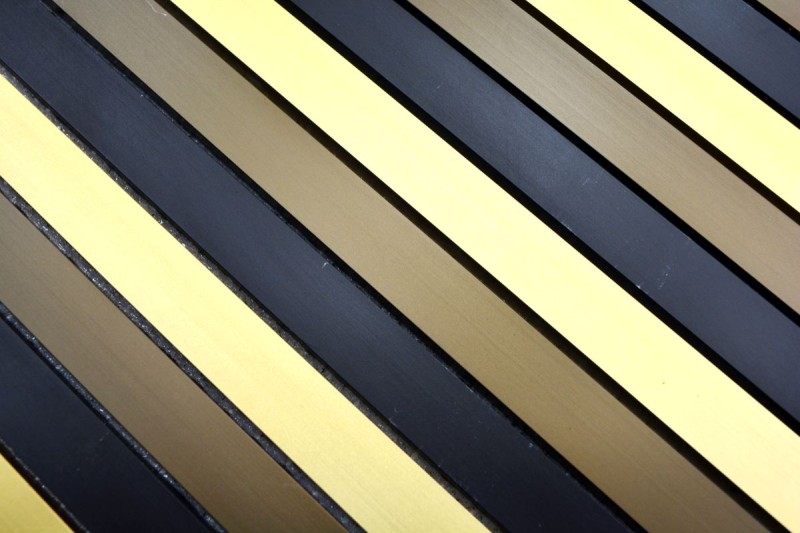 Piastrella a mosaico Aste in alluminio nero bronzo oro Piastrella backsplash parete cucina MOS49-B301