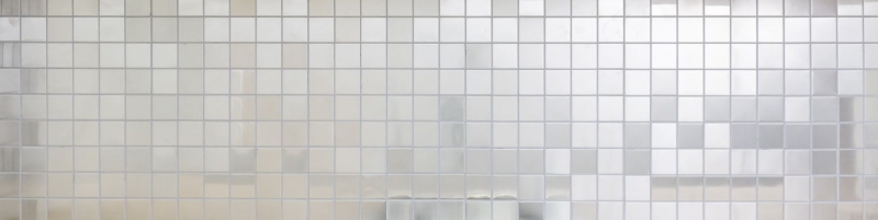 Piastrella di mosaico in acciaio inox argento spazzolato opaco Rivestimento della cucina MOS129-48D