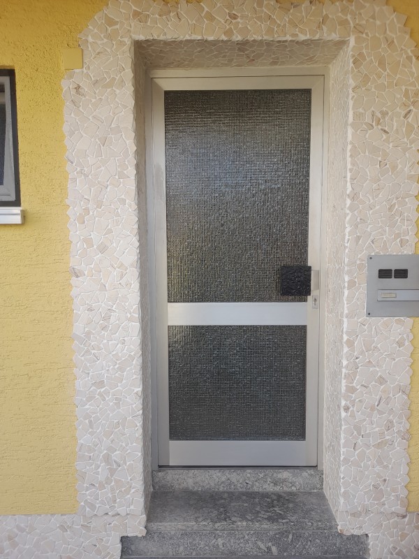 Mosaico di cava in pietra naturale poligonale dorato crema lucido struttura piastrelle backsplash rivestimento - MOS44-30-2807