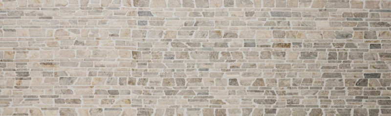 Piastrella di mosaico campione a mano marmo pietra naturale grigio mattone mosaico MOS40-0230_m
