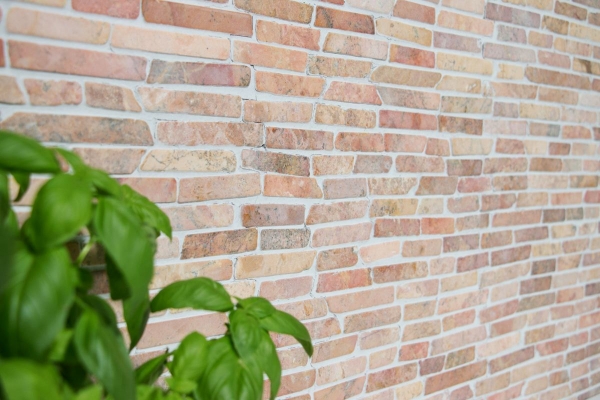 Piastrella di mosaico dipinta a mano Marmo pietra naturale rosso Mattone Rossoverona MOS40-0145_m