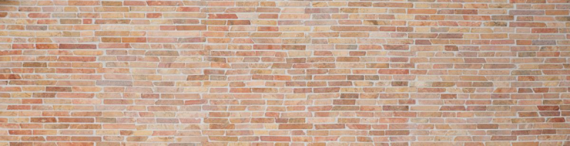 Piastrella di mosaico dipinta a mano Marmo pietra naturale rosso Mattone Rossoverona MOS40-0145_m