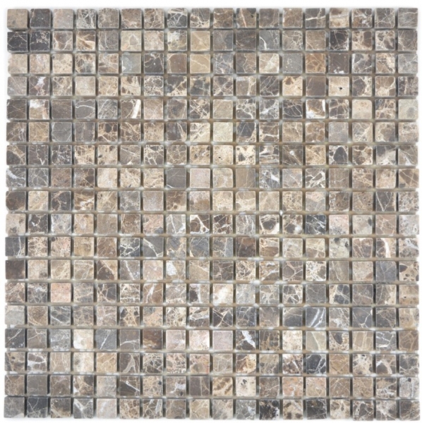 Piastrella di mosaico dipinta a mano marmo pietra naturale beige Castanao MOS38-1313_m