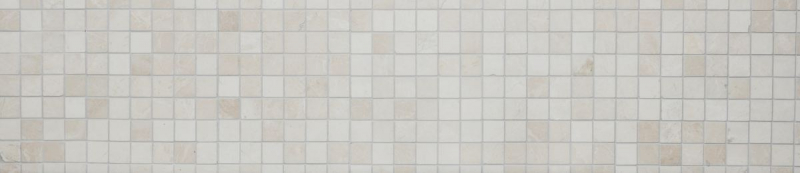 Piastrella di mosaico dipinta a mano marmo pietra naturale avorio Marmo Botticino Antico MOS36-0106_m