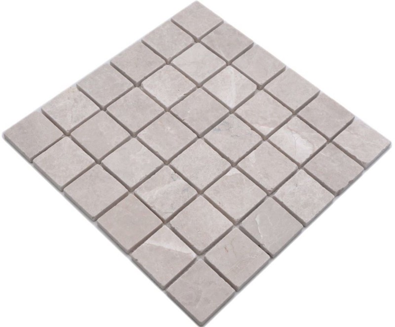 Piastrella di marmo a mosaico pietra naturale avorio crema chiaro beige piastrelle backsplash muro piastrelle cucina bagno - MOS36-0106