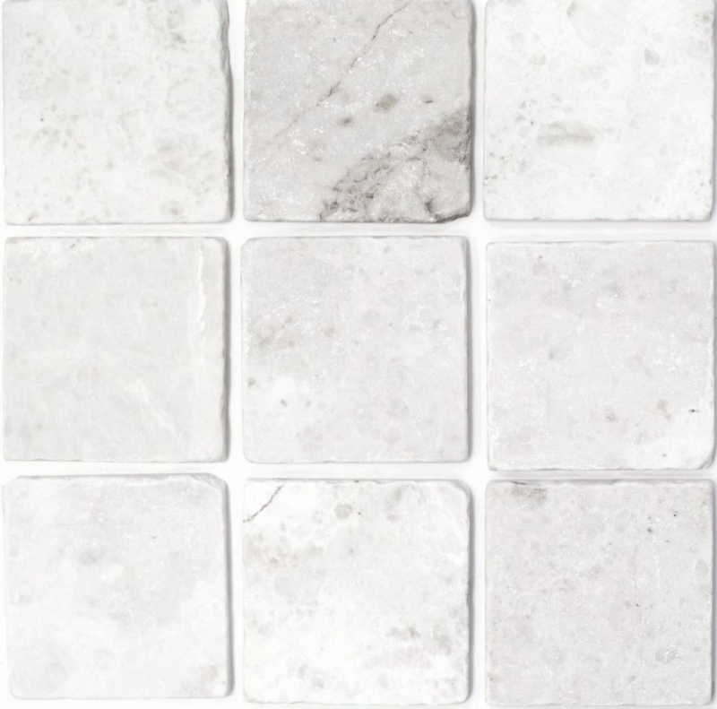 Piastrella marmo pietra naturale Ibiza bianco crema grigio piastrella pietra naturale aspetto antico piastrella pavimento piatto doccia piastrella parete WC - MOSF-45-42010