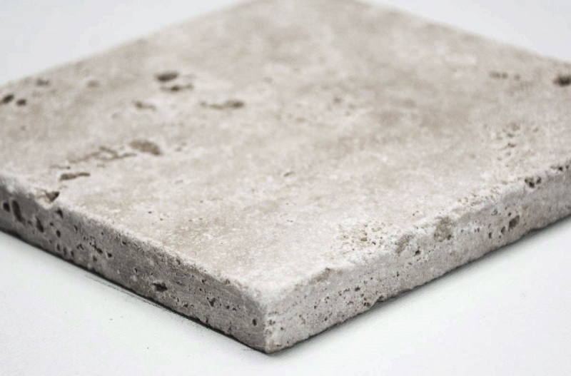 Piastrella Travertino pietra naturale Chiaro beige crema pietra naturale piastrella aspetto antico piatto doccia doccia parete cucina piastrella - MOSF-45-46079