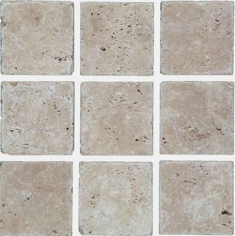 Piastrella Travertino pietra naturale Chiaro beige crema pietra naturale piastrella aspetto antico piatto doccia doccia parete cucina piastrella - MOSF-45-46079