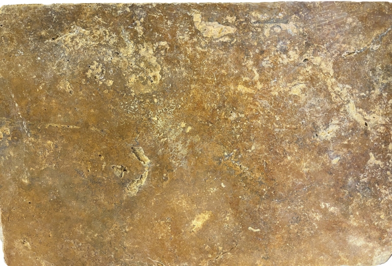 Piastrella travertino pietra naturale giallo oro piastrella pietra naturale oro marrone aspetto antico piastrella pavimento piastrella parete piastrella cucina - MOSF-45-51061