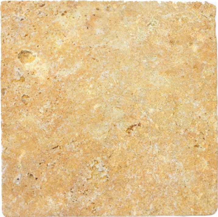 Piastrella di travertino pietra naturale giallo oro piastrella di pietra naturale marrone dorato aspetto antico pavimento piastrella cucina piastrella parete - MOSF-45-51030