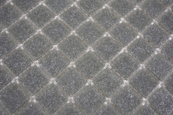 Mosaico dipinto a mano in vetro grigio piastrella da parete bagno piastrella doccia alzatina MOS200-A09-N_m