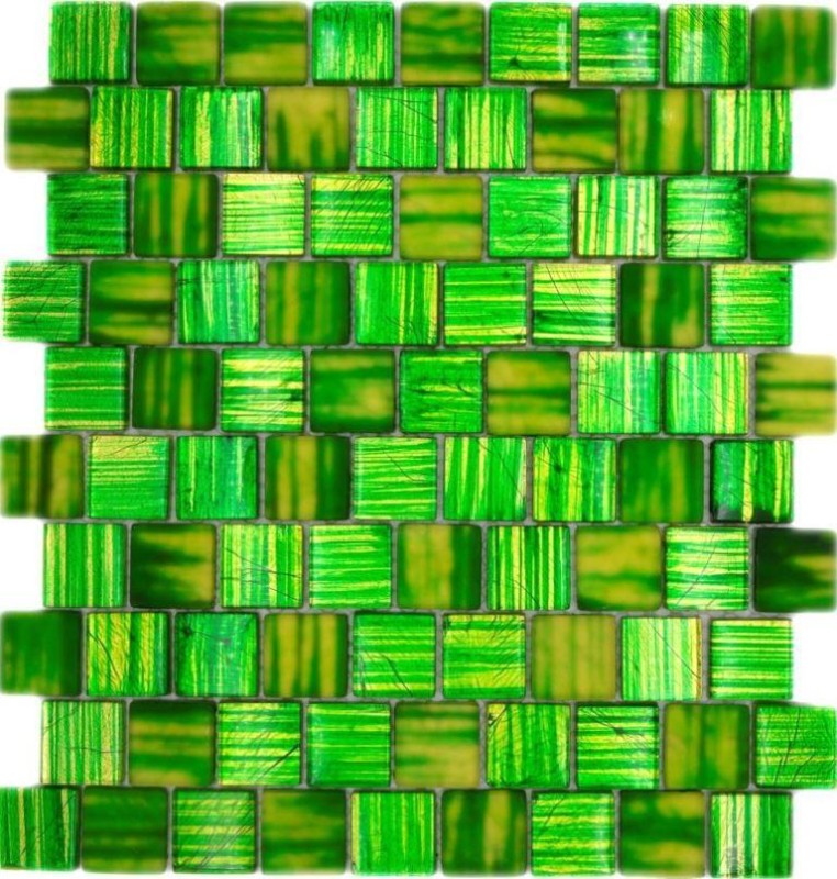 Mosaico in vetro traslucido Cristallo smerigliato verde chiaro opaco smerigliato MOS78-CF83