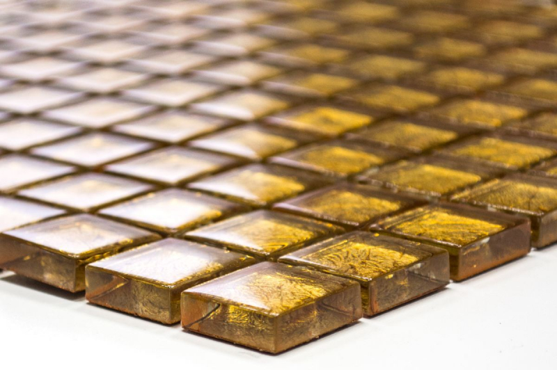 Mosaico di vetro oro tessere texture piastrelle backsplash cucina doccia parete MOS120-0782