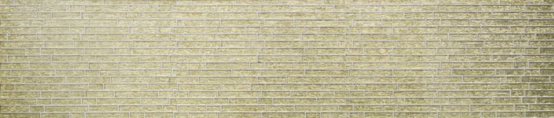 Piastrella di mosaico dipinta a mano Mosaico di vetro composito traslucido Crystal Chic oro MOS86-8CGO_m