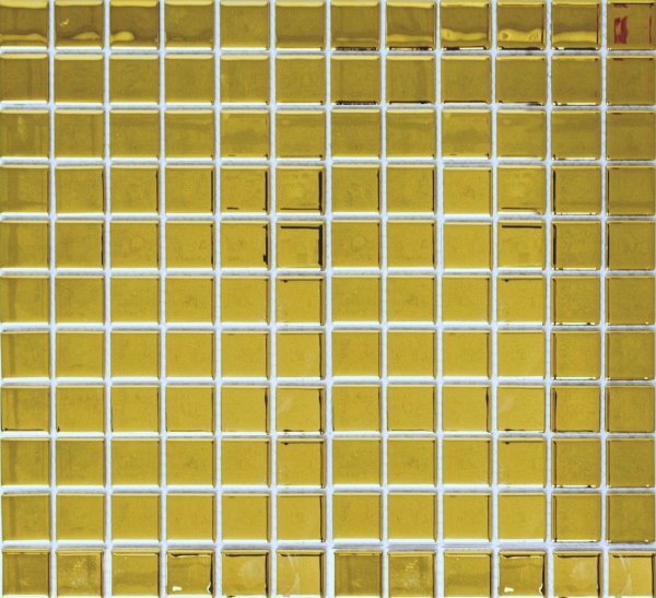Piastrella di mosaico dipinta a mano Mosaico di vetro traslucido Crystal EP oro BAGNO WC Cucina PARETE MOS60-0706_m