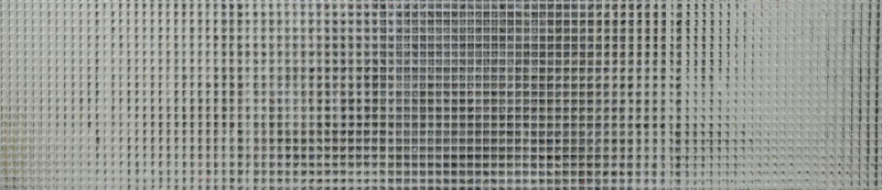 Piastrella di mosaico Cristallo traslucido Mosaico di vetro Cristallo Glitter argento MOS130-0204_f | 10 tappetini di mosaico