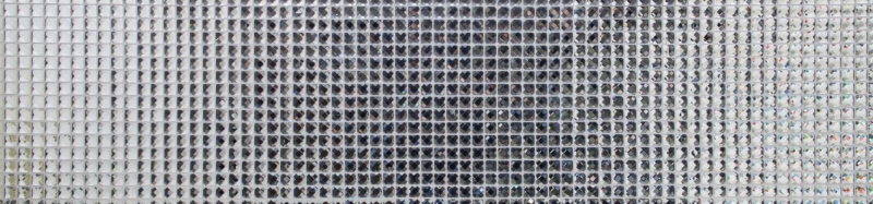 Mosaico di vetro diamante look mosaico piastrelle argento backsplash cucina MOS130-0208