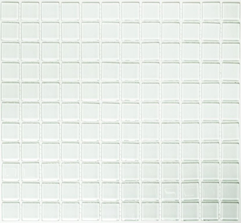 Piastrella di mosaico bianca con sfumatura verde Mosaico di vetro Mosaico di piscina Mosaico di piscina MOS60-0102