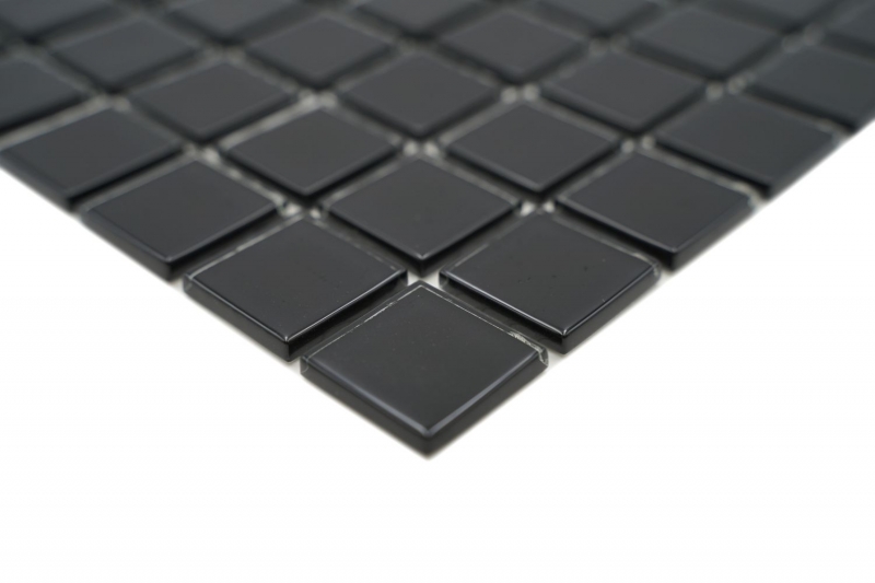 Piastrella di mosaico di vetro mosaico nero tappeto di mosaico piscina mosaico piscina MOS60-0304