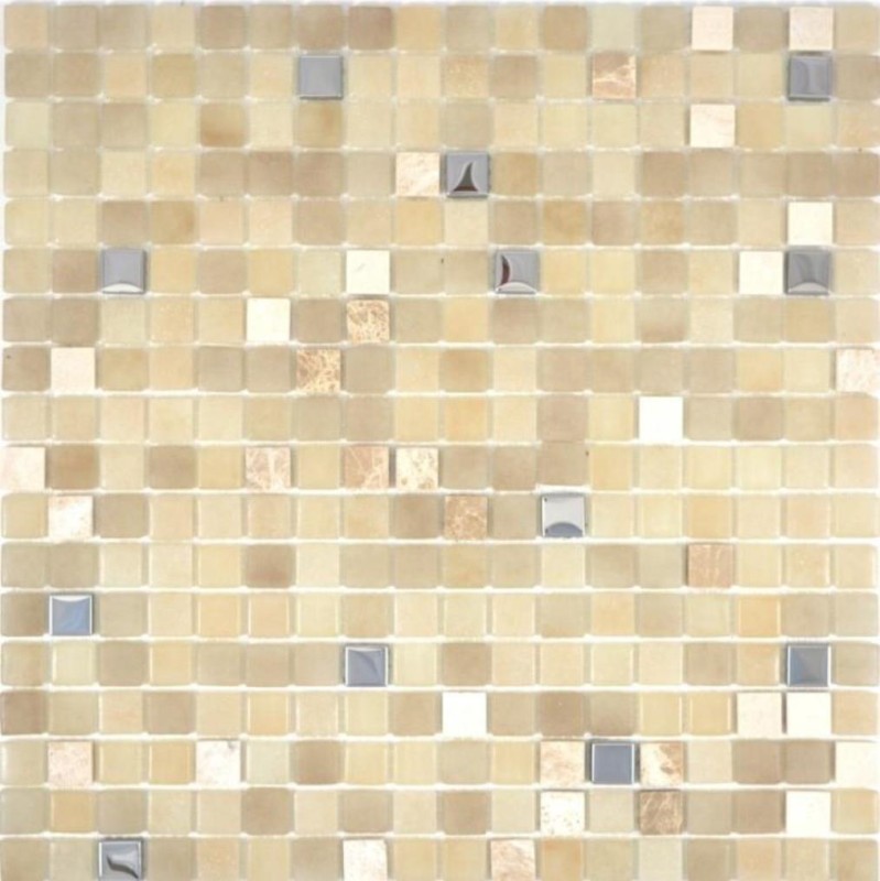 Piastrella di mosaico dipinta a mano pietra traslucida bianca SETA BAGNO WC CUCINA MURO MOS91-0214_m