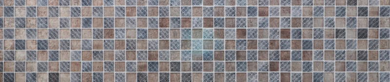 Piastrella di vetro a mosaico champagne nero aspetto resina backsplash cucina doccia parete MOS78B-0702