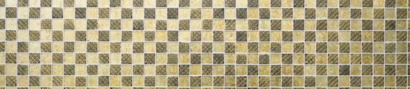 Mosaico di vetro oro mosaico piastrelle resina aspetto piastrelle backsplash cucina doccia parete MOS88-8OP7