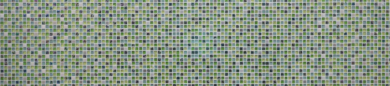 Piastrella di mosaico dipinta a mano Backsplash di piastrelle Acciaio inox traslucido verde Mosaico di vetro Acciaio cristallo verde MOS92-0506_m