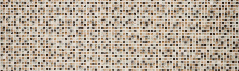 Mosaico in vetro pietra naturale piastrelle di mosaico beige chiaro cava marmo marrone chiaro beige crema backsplash bagno - MOS92-1053