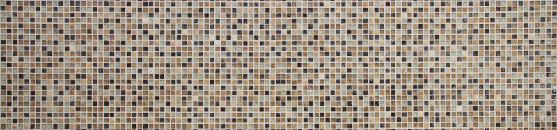 Mosaico in vetro pietra naturale piastrelle di mosaico beige chiaro cava marmo marrone chiaro beige crema backsplash bagno - MOS92-1053