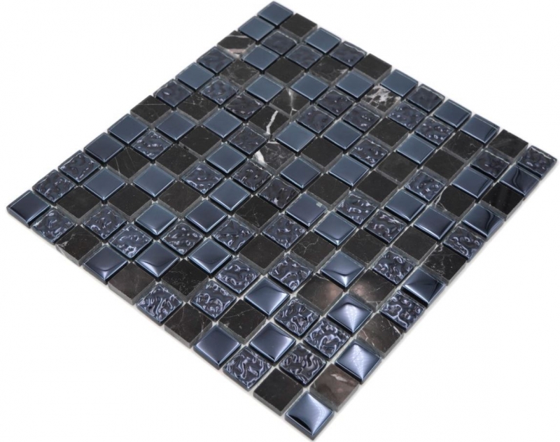 Pietra naturale rustica marmo mosaico piastrelle vetro mosaico grigio grafite nero antracite backsplash cucina backsplash bagno WC - MOS82-0208